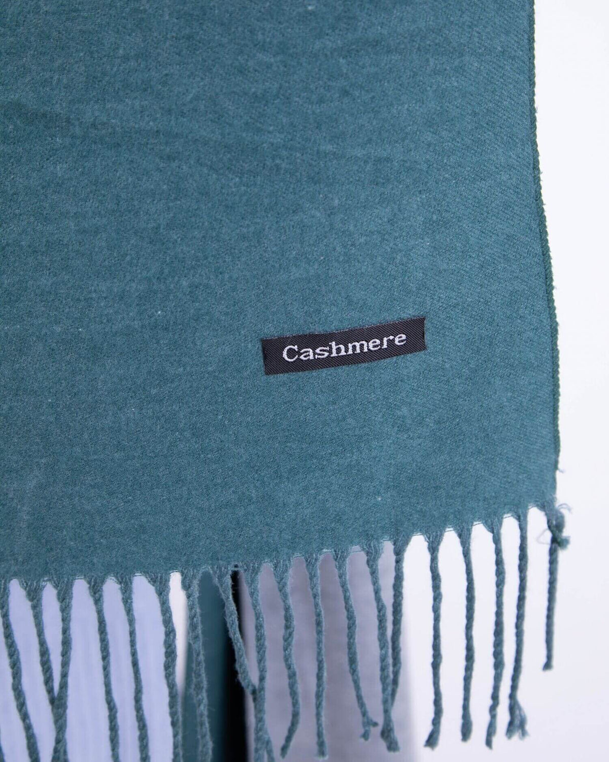 Two-tone cashmere scarf