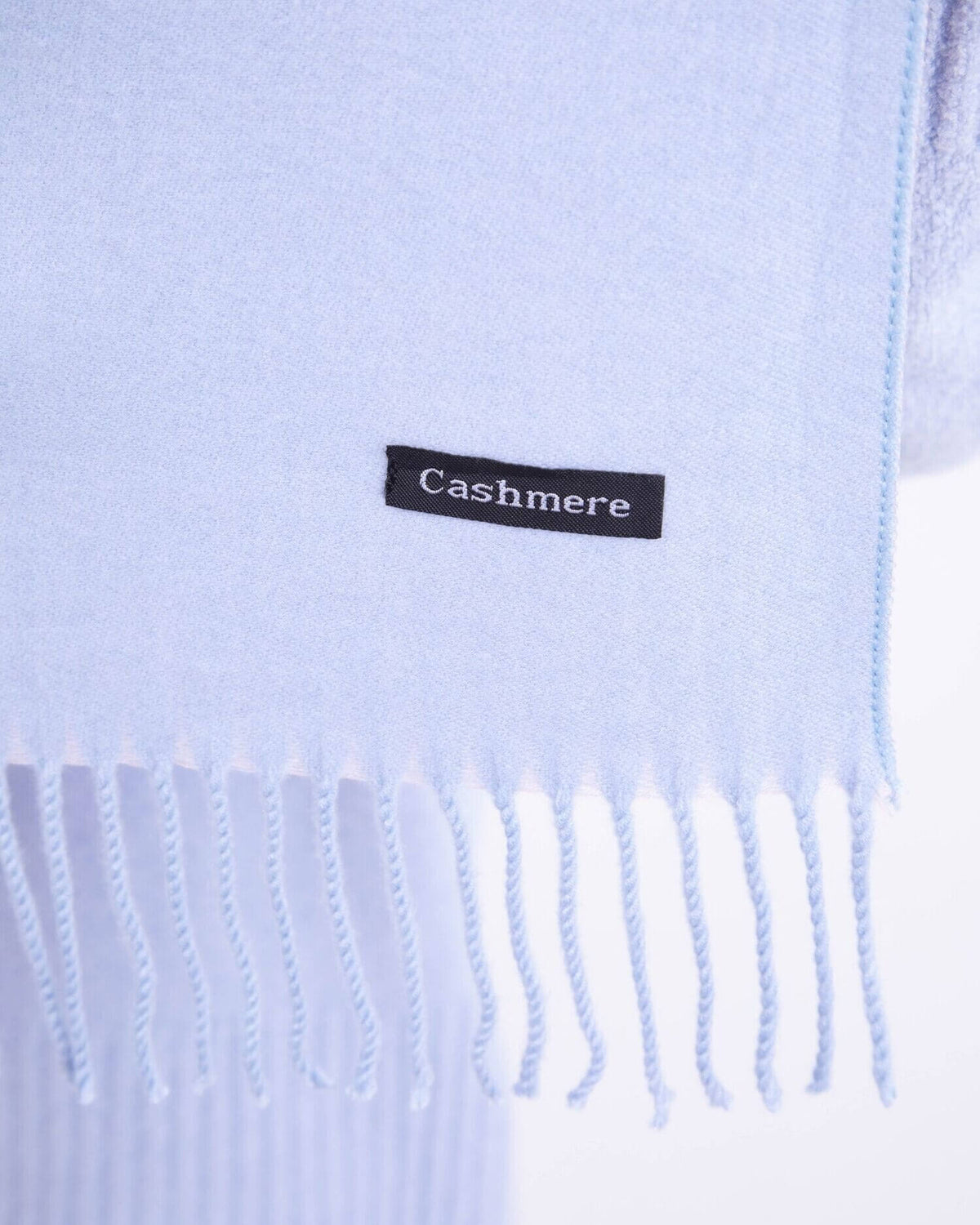 Two-tone cashmere scarf